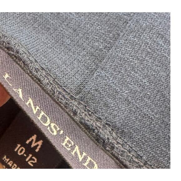 Lands' End Navy Blue Womens Medium 10-12 A Line Skirt - Picture 3 of 9